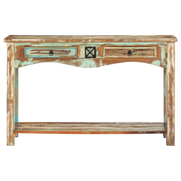 vidaXL Console Table 120x40x75 cm Solid Reclaimed Wood - Image 2