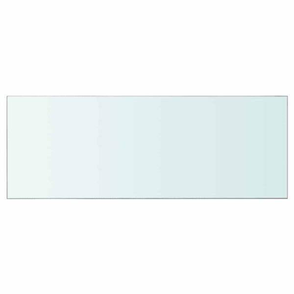 vidaXL Shelf Panel Glass Clear 80x30 cm - Image 2