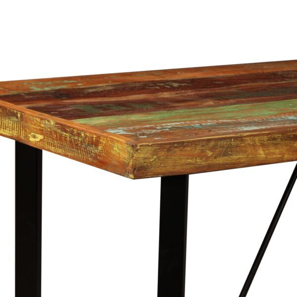 vidaXL Bar Table 120x60x107 cm Solid Reclaimed Wood - Image 3