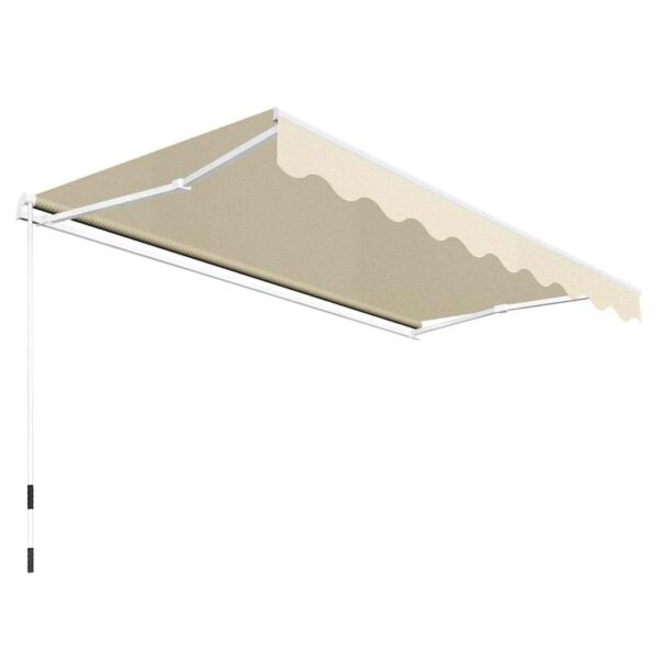 vidaXL Awning Frame 4x3 m Automatic Roll-back Aluminium - Image 2