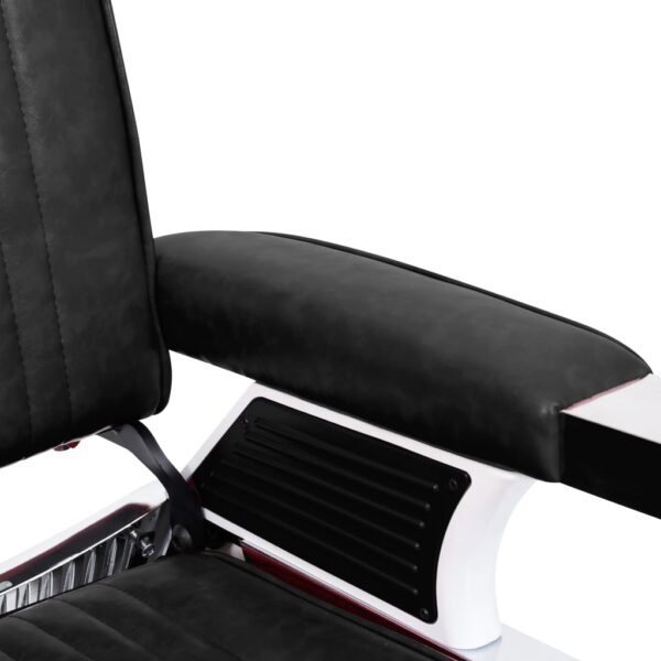 vidaXL Barber Chair Black 68x69x116 cm Faux Leather - Image 6