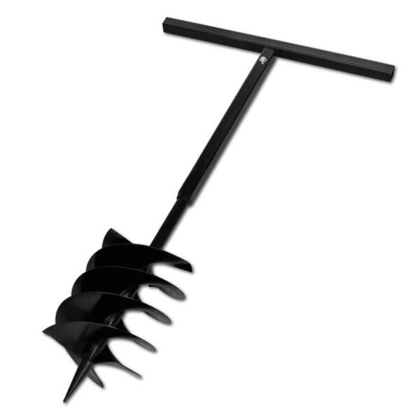 Ground Drill with Handle 200 mm with Extension Tube 13 m Steel - Image 5