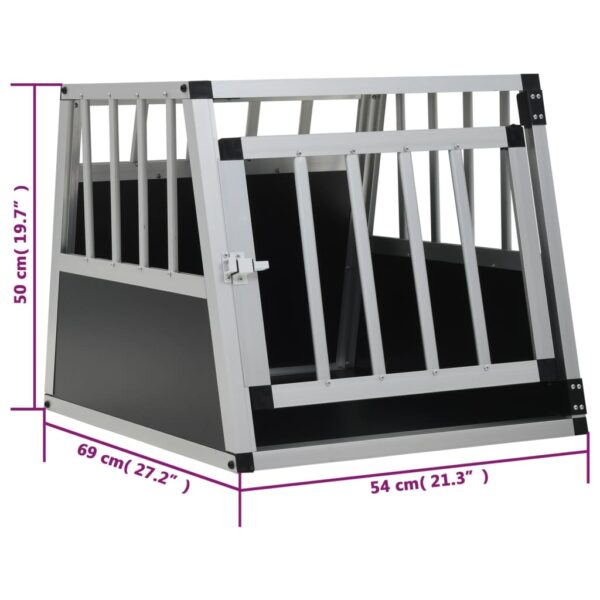 vidaXL Dog Cage with Single Door 54x69x50 cm - Image 11
