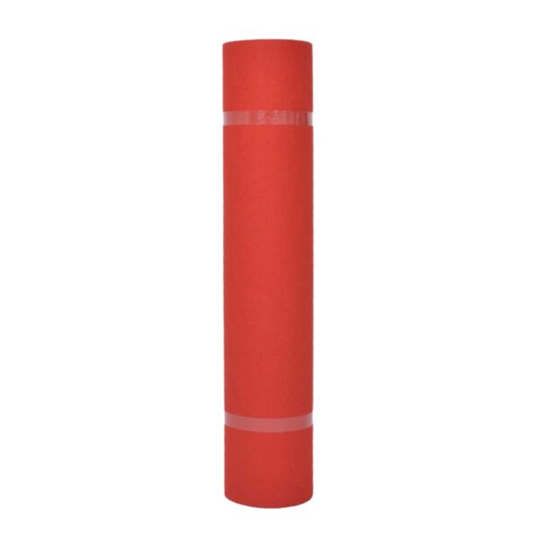 vidaXL Exhibition Carpet Plain 1x24 m Red - Image 2