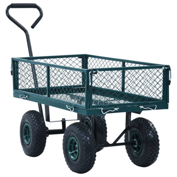 vidaXL Garden Hand Trolley Green 250 kg - Image 2