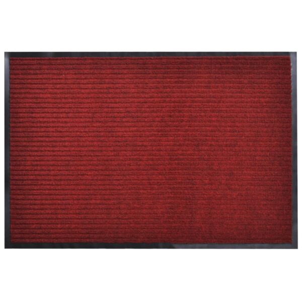 Red PVC Door Mat 90 x 150 cm - Image 1