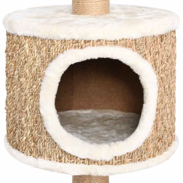 vidaXL Cat Tree with Scratching Post 123cm Seagrass - Image 6