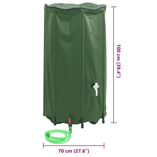 vidaXL Water Tank with Tap Foldable 380 L PVC - Image 10