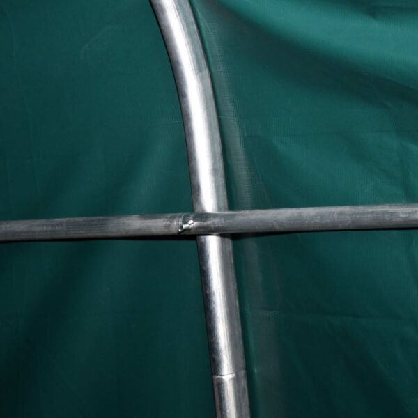 vidaXL Removable Livestock Tent PVC 550 g/m² 3.3x3.2 m Dark Green - Image 5