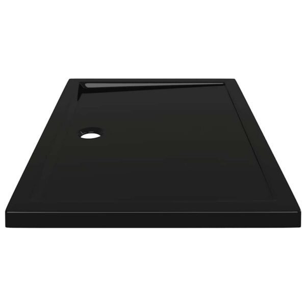 vidaXL Rectangular ABS Shower Base Tray Black 70x100 cm - Image 5