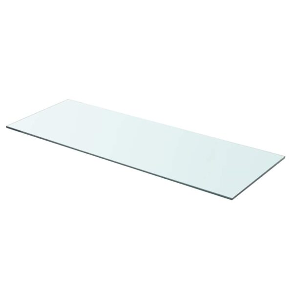 vidaXL Shelf Panel Glass Clear 80x30 cm - Image 1