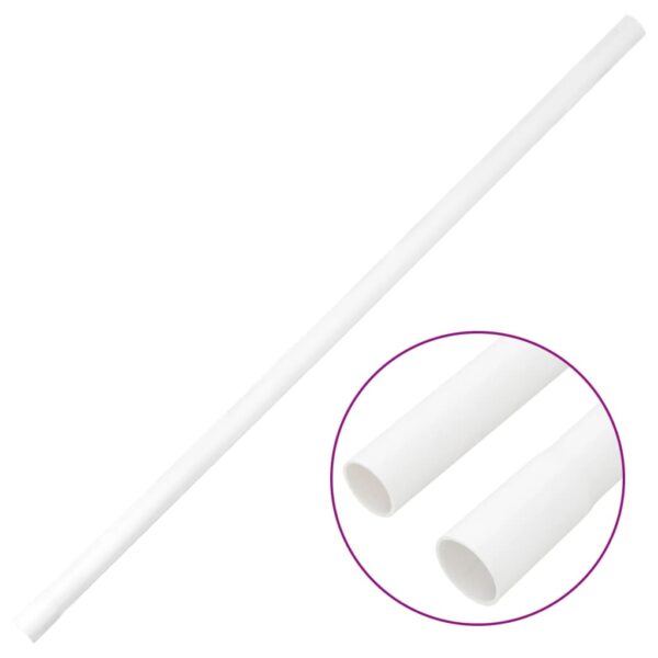 vidaXL Cable Trunkings with Clips Ø20 mm 30 m PVC - Image 3