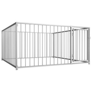 vidaXL Outdoor Dog Kennel 200x200x100 cm