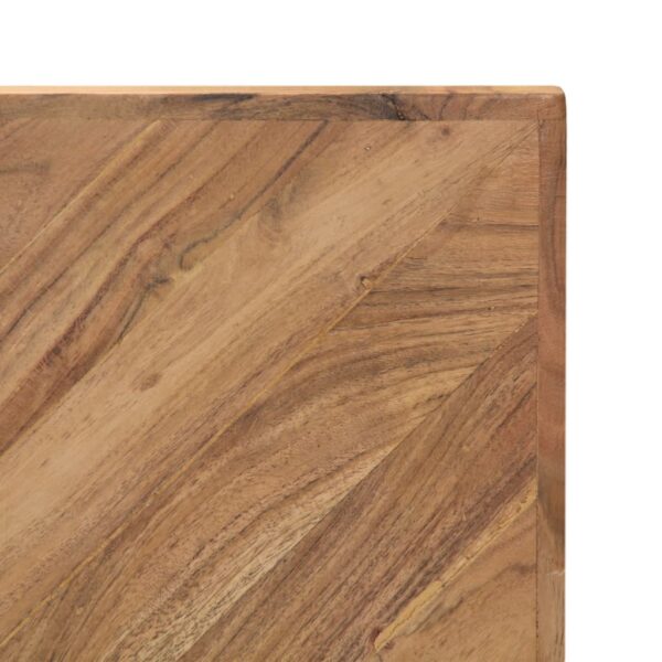 vidaXL Coffee Table 110x110x36 cm Solid Acacia Wood - Image 6