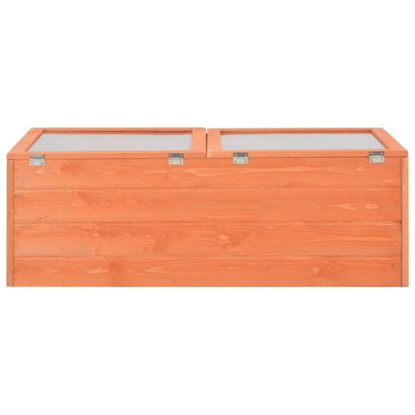 vidaXL Greenhouse Wood 100x50x34 cm - Image 6