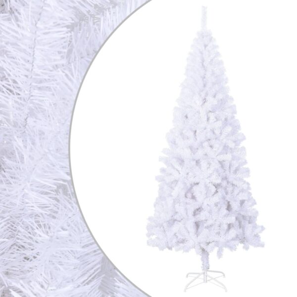 vidaXL Artificial Christmas Tree with Steel Stand 210 cm 910 Branches - Image 1