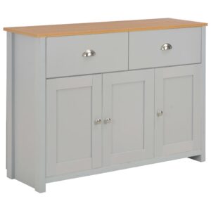 vidaXL Sideboard Grey 112x35x81 cm
