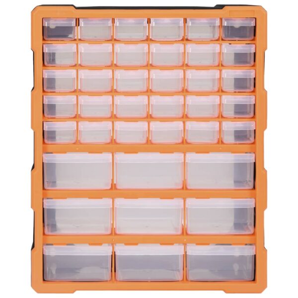 vidaXL Multi-drawer Organiser with 39 Drawers 38x16x47 cm - Image 2