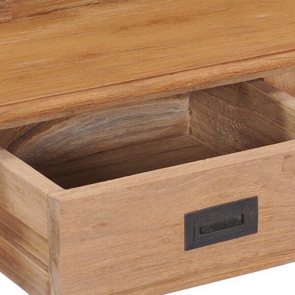 vidaXL Desk 90x50x100 cm Solid Teak Wood - Image 8