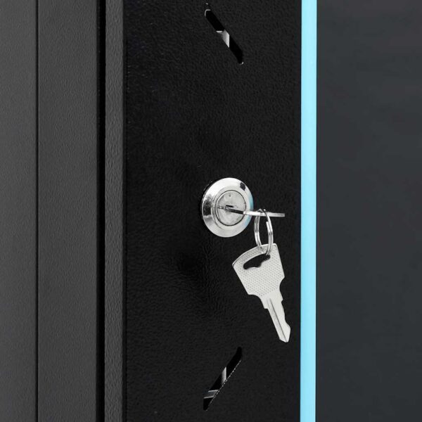vidaXL 15U Network Cabinet with Swivel Feet 19" IP20 60x45x86 cm - Image 7
