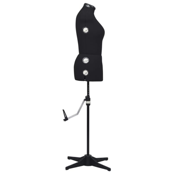 vidaXL Adjustable Dress Form Female Black M Size 40-46 - Image 4