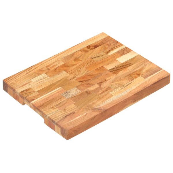 vidaXL Chopping Board 40x30x4 cm Solid Acacia Wood - Image 11