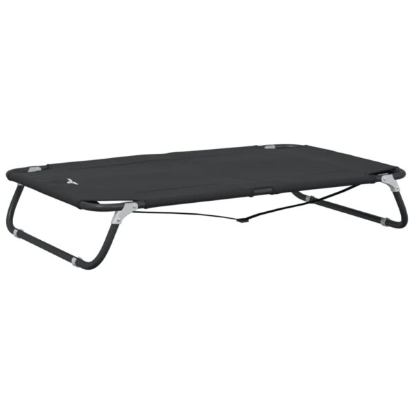 vidaXL Dog Bed Foldable Anthracite Oxford Fabric and Steel - Image 7