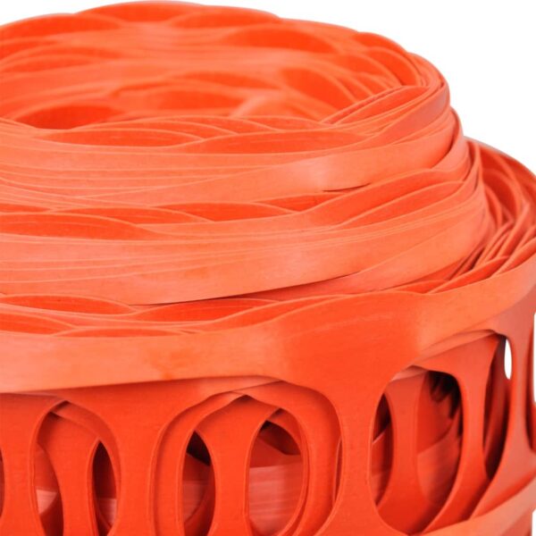 vidaXL Garden Fence 50 m Orange - Image 4