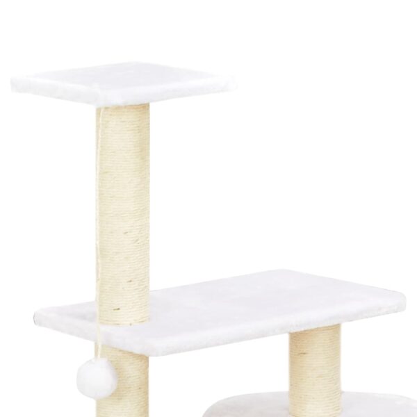 vidaXL Cat Tree with Sisal Scratching Post Seagrass - Image 4