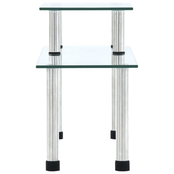 vidaXL Kitchen Shelf Transparent 45x16x26 cm Tempered Glass - Image 3