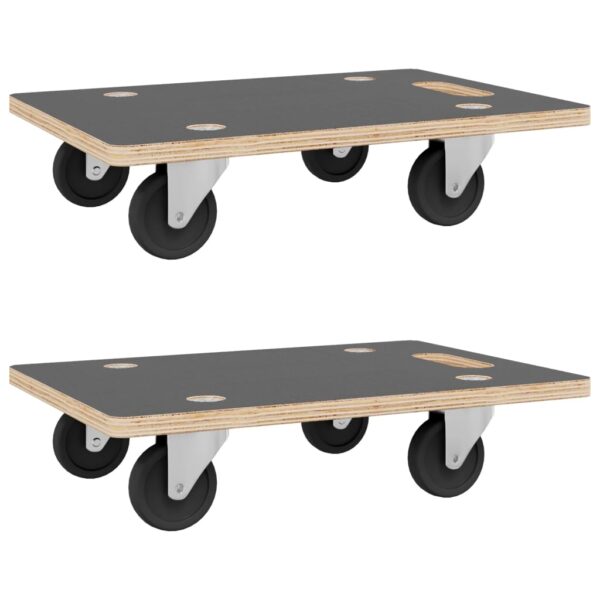 vidaXL Transport Trolleys 2 pcs Rectangular 50x35x11.5 cm 250 kg - Image 2