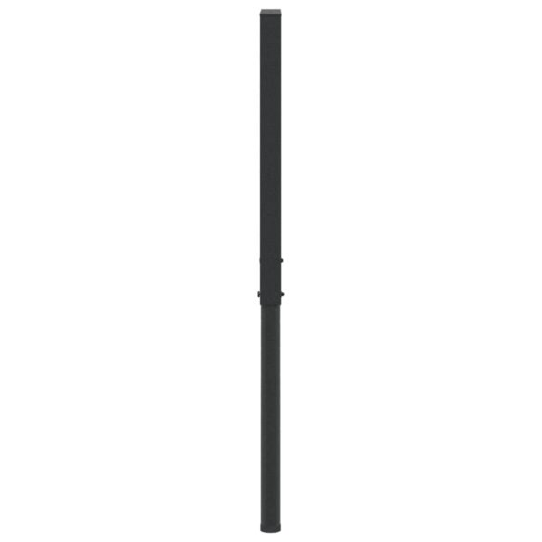 vidaXL Adjustable Work Bench Frames 2 pcs Metal 55x(69-95.5) cm Black - Image 5