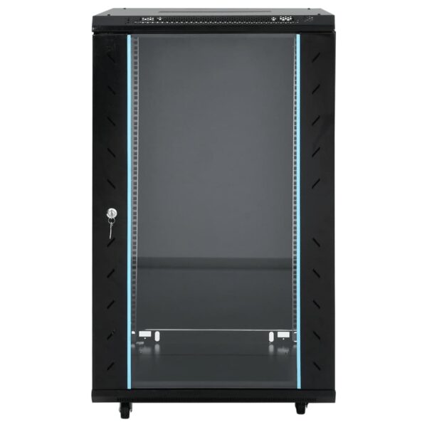 vidaXL 18U Network Cabinet with Swivel Feet 19" IP20 60x60x100 cm - Image 3