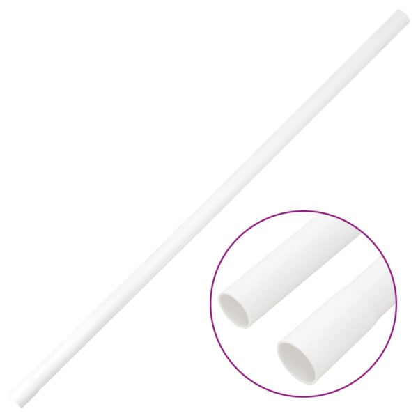 vidaXL Cable Trunkings with Clips Ø20 mm 10 m PVC - Image 3