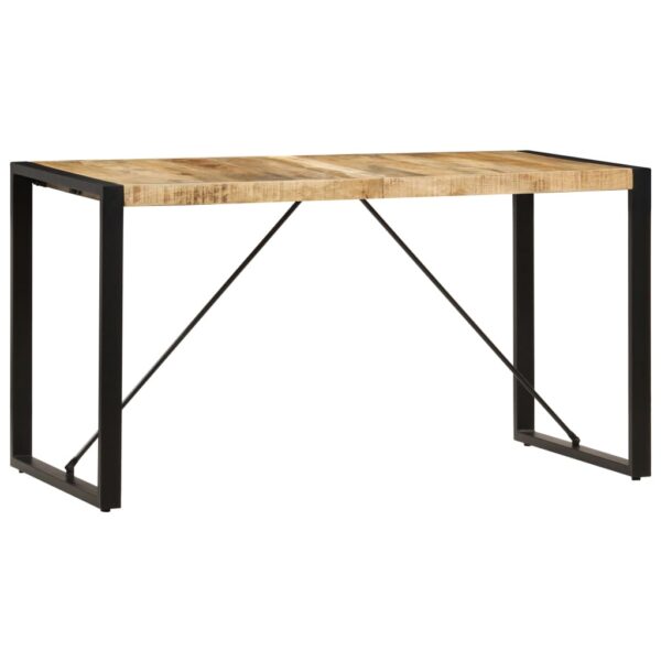vidaXL Dining Table 140x70x75 cm Solid Mango Wood - Image 13