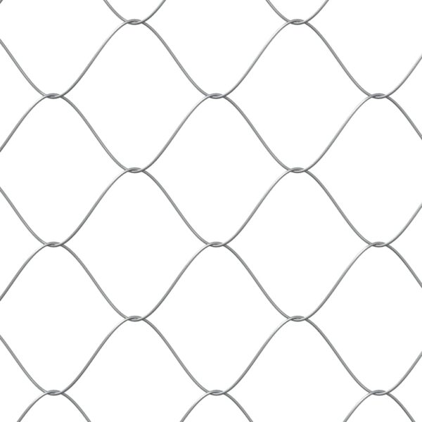 vidaXL Dog Cage with Roof and Door Grey 2x2x2 m Galvanised Steel - Image 7