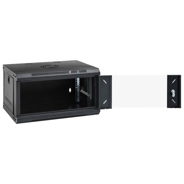 vidaXL 6U Wall Mounted Network Cabinet 19" IP20 53x40x30 cm - Image 2