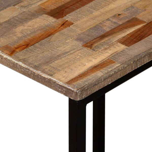 vidaXL 3 Piece Nesting Coffee Table Set Solid Reclaimed Teak - Image 6