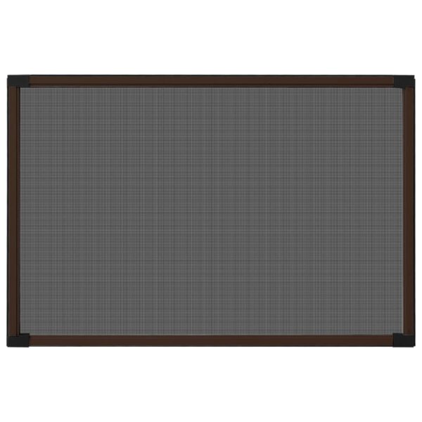 vidaXL Extendable Insect Screen for Windows Brown (100-193)x75 cm - Image 4