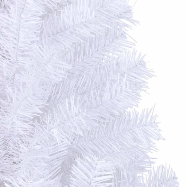 vidaXL Artificial Christmas Tree L 240 cm White - Image 5
