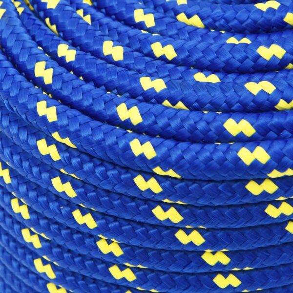 vidaXL Boat Rope Blue 12 mm 25 m Polypropylene - Image 4