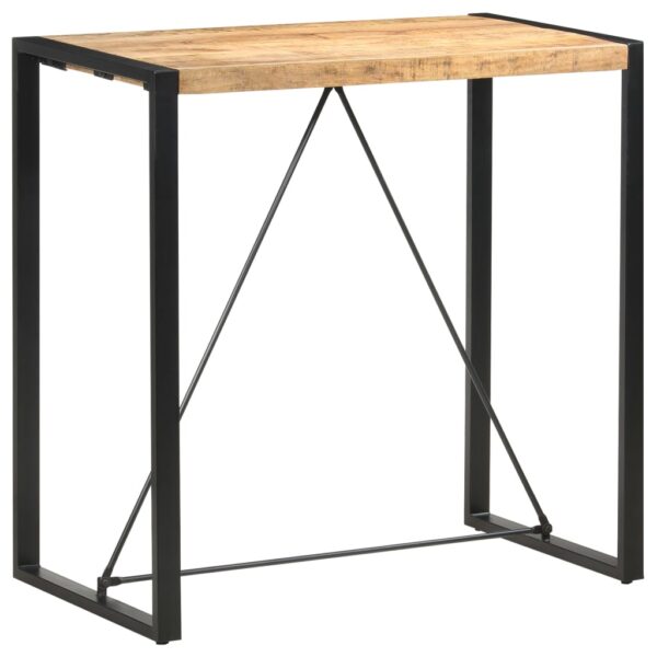 vidaXL Bar Table 110x60x110 cm Solid Mango Wood - Image 8