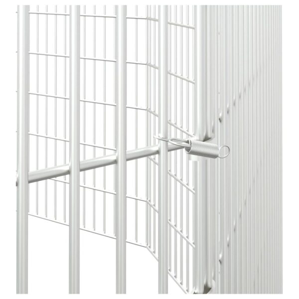 vidaXL Free Range Animal Enclosure 10-Panel 54x80 cm Galvanised Iron - Image 6