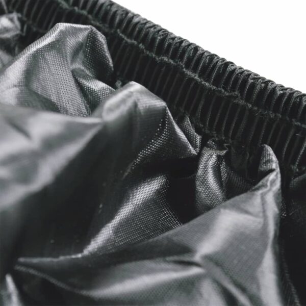 vidaXL Motorcycle Cover Grey Polyester - Image 3