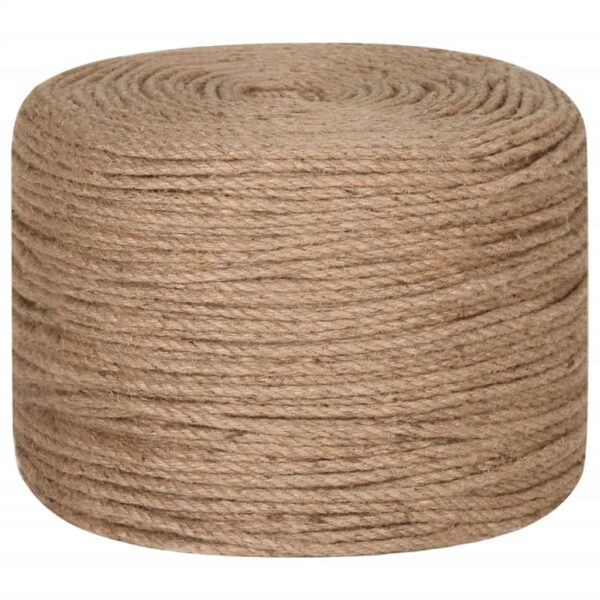 vidaXL Jute Rope 50 m Long 6 mm Thick - Image 3