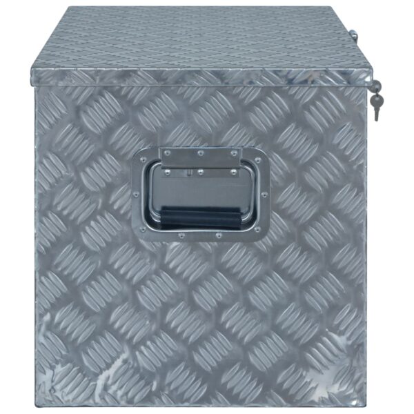 vidaXL Aluminium Box 610x430x455 mm Silver - Image 3