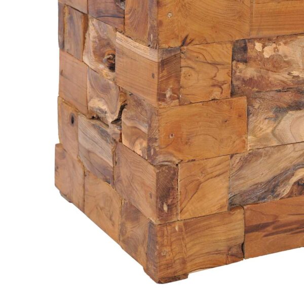 vidaXL Storage Stool Solid Teak Wood - Image 7