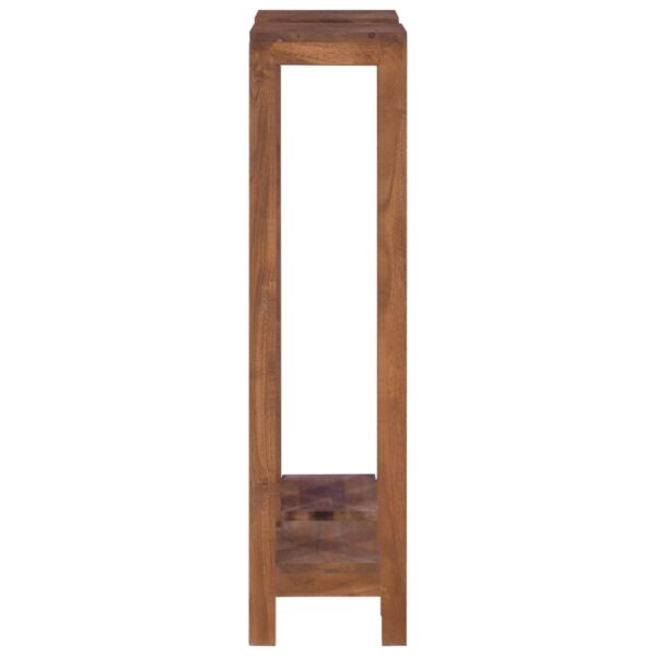vidaXL Plant Stands 2 pcs 25x25x100 cm Solid Teak Wood - Image 4