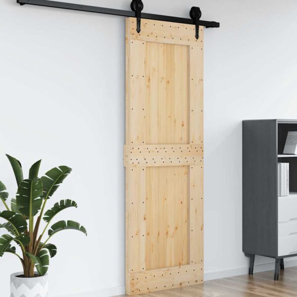 vidaXL Door NARVIK 80x210 cm Solid Wood Pine - Image 4