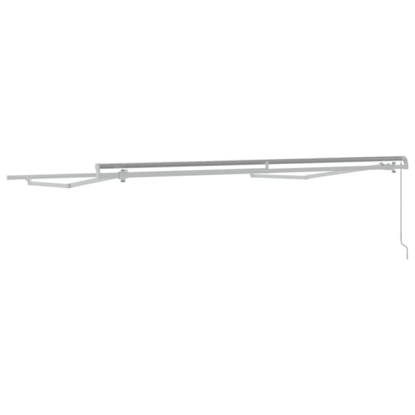 vidaXL Awning Manual White 3.5 x 2.5 m Metal - Image 6